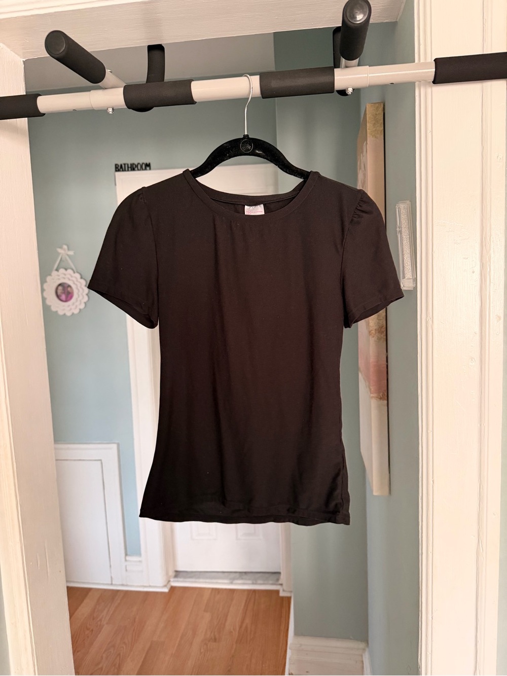 Classic Black Women's Short Sleeve Tee